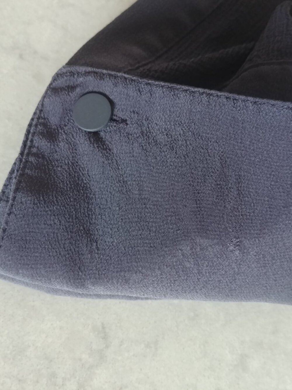 T by Alexander Wang 100% silk semi sheer black button down shirt top Small - Picture 15 of 16